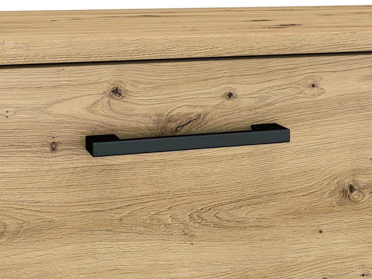 KOMMODE Nevio Artisan Eiche 92 / 41 / 83cm - Braun, Holz/Holzwerkstoff (92/83/41cm) - Feldmann-Wohnen