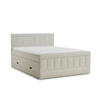 BOXSPRINGBETT Caya 200/200 cm, in Creme, Bettkasten, Matratze, Topper - Creme/Schwarz, Holz/Holzwerkstoff (200/200cm) - Maison de Reve