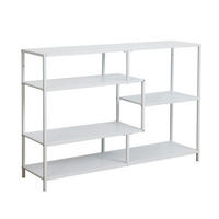 METALLREGAL CASTO Weiß - Weiß, Metall (114/78/30cm) - SVITA