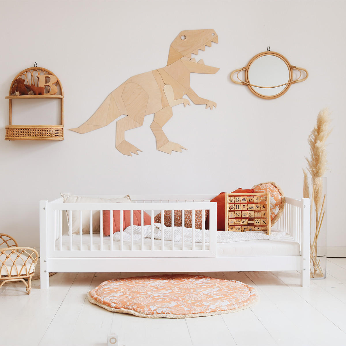 POSTEL 90/190 Sybil Bílá - bílá, dřevo (90/190cm) - Petits-meubles