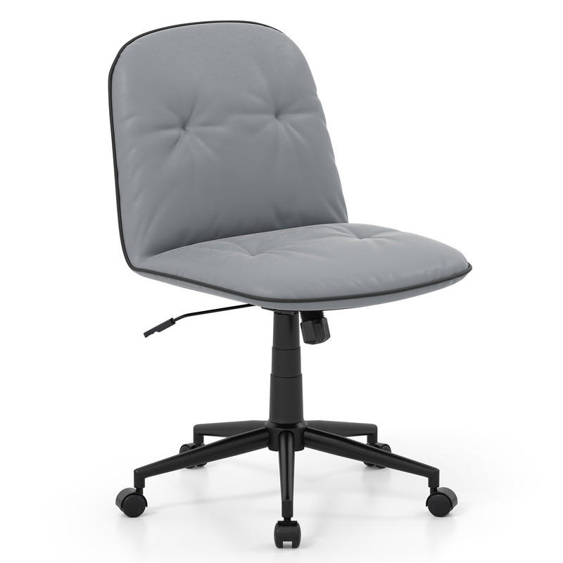Costway Bürostuhl Grau 63x84.5x63 cm