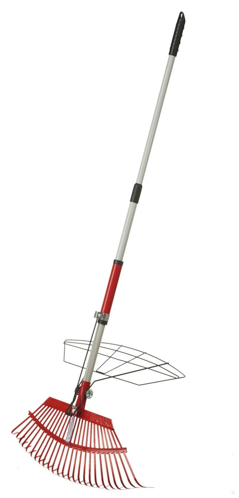 RECHEN Universal, mit Greifer, teleskopierbar, 25 Zinken - Rot, Metall (53/5/98cm) - Westfalia
