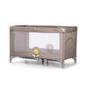 REISEBETT Capri beige/orange Reisebett, Faltmatratze, Tragetasche, große Seitentasche - Beige, Kunststoff (60/120cm) - Chipolino