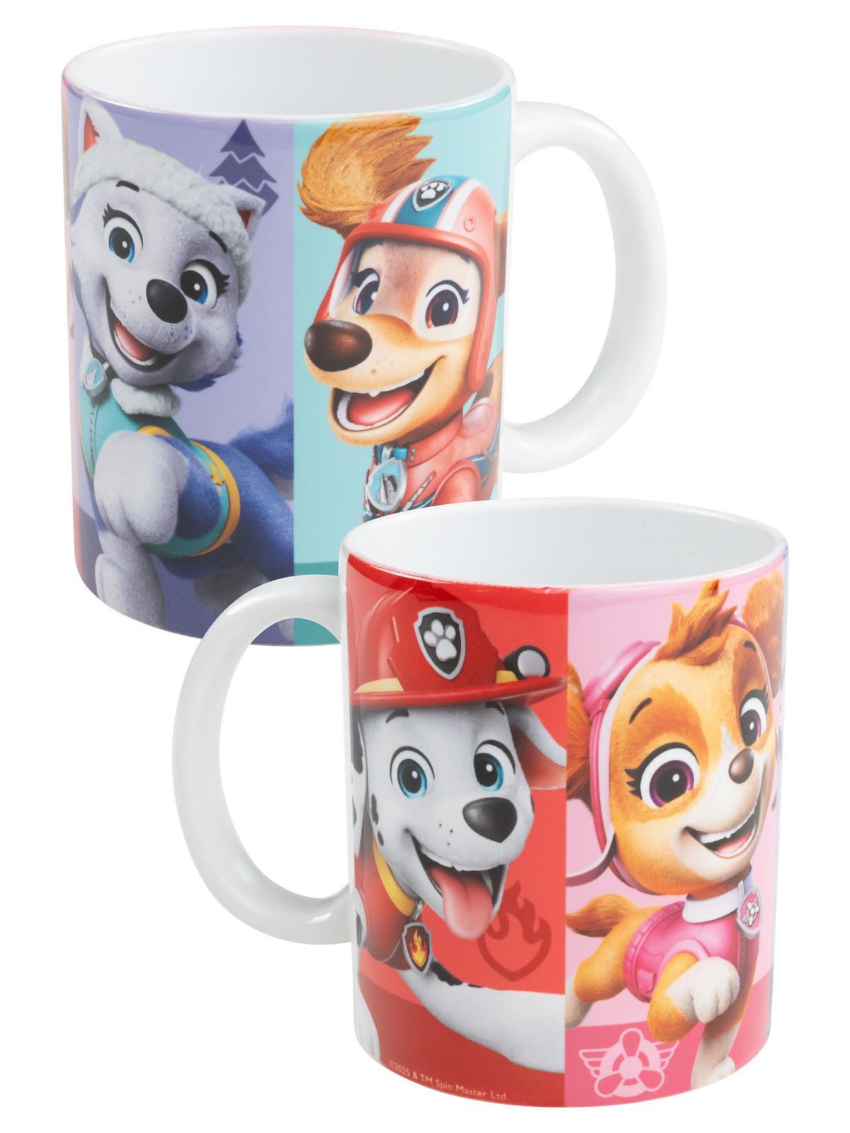 BECHER Paw Patrol Team Girl Keramik Mehrfarbig 320 ml - Rosa, Keramik (0.32L) - Paw Patrol