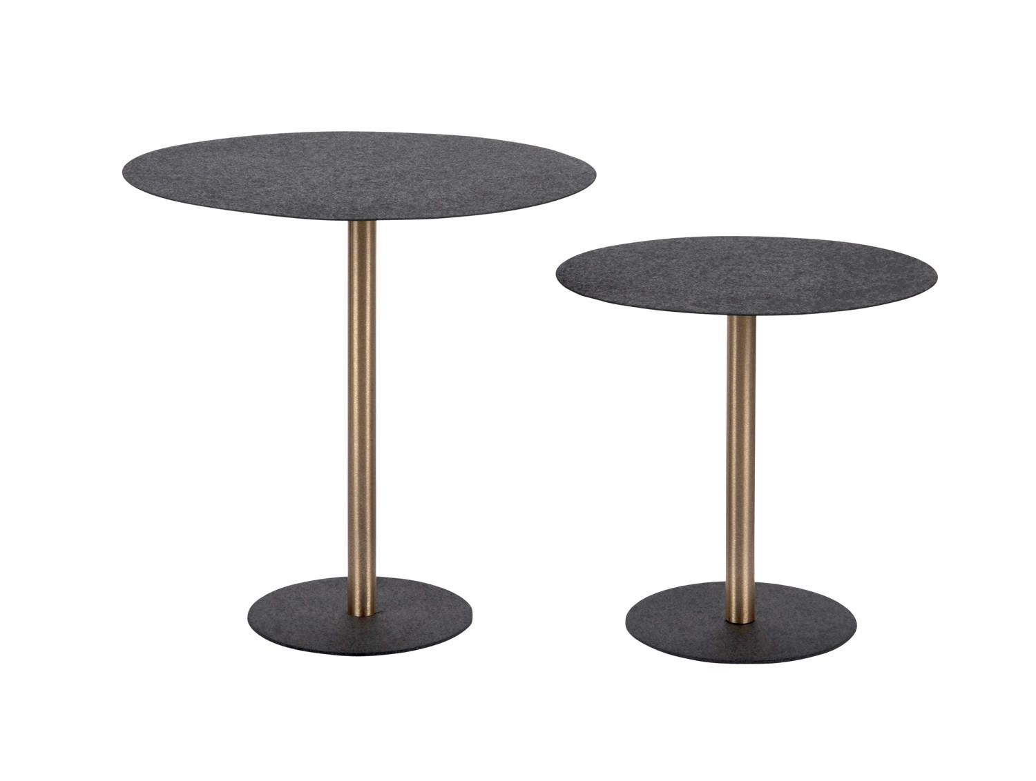 BEISTELLTISCH Dex 50/50/51 cm - Schwarz, Metall (50/50/51cm) - Leitmotiv