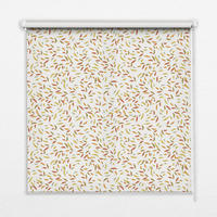 VNÚTORNÁ roleta - okenná roleta - roleta - 100x100 cm - Padajúce lístie - oranžová, plast (100/100/0.5cm) - TULUP