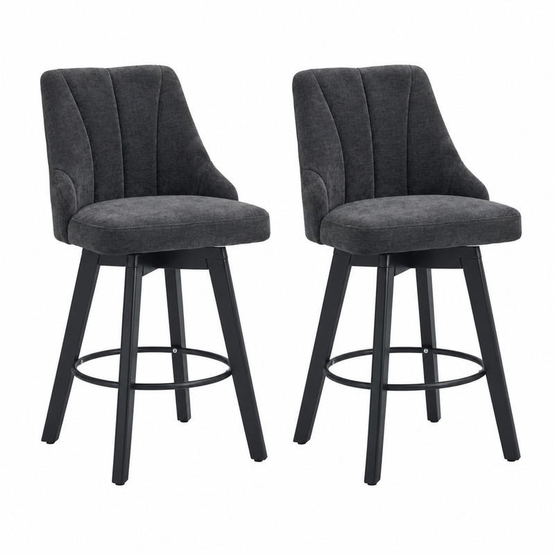 Meubliv Barhocker Grau 53x94.5x53.5 cm