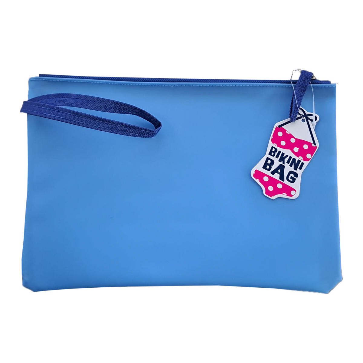 BIKINI WETBAG Relax Hellblau Badetasche wasserdichte Nasstasche - Hellblau, Kunststoff (20/20/30cm) - TiborTex