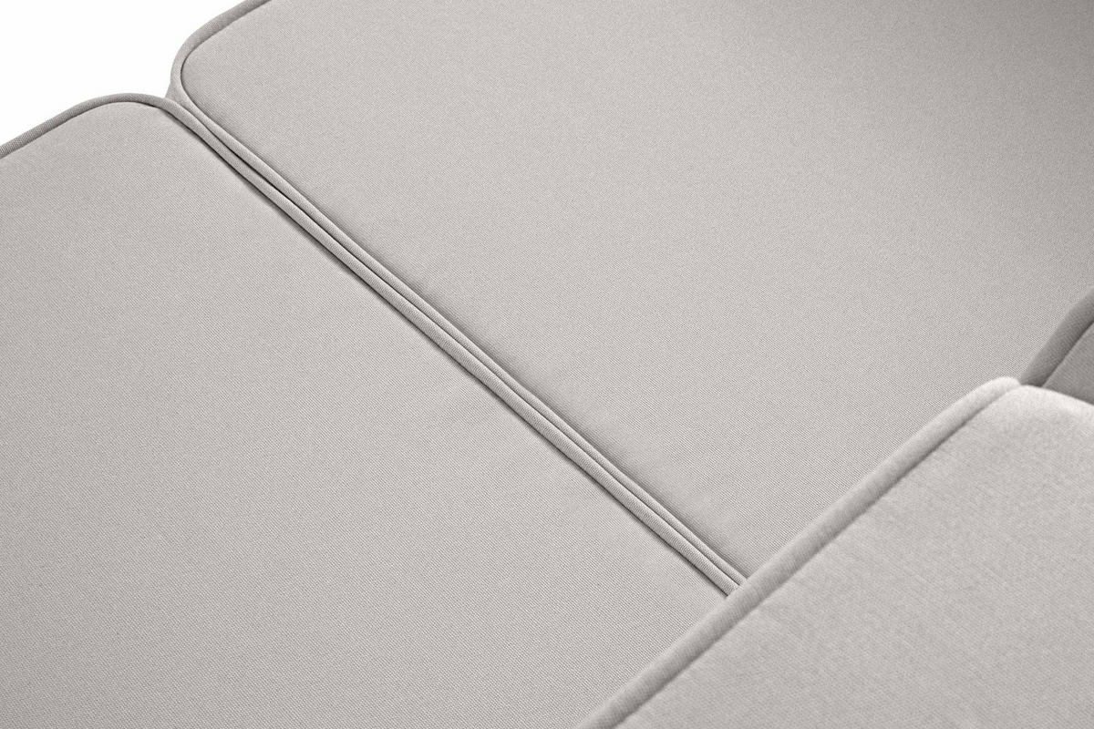 GARTENSOFA TRIGLO 3-Personen, Stahlrahmen, Modern, Dunkelgrau/Hellgrau - Dunkelgrau/Hellgrau, Textil/Metall (229/70/69cm) - KONSIMO®