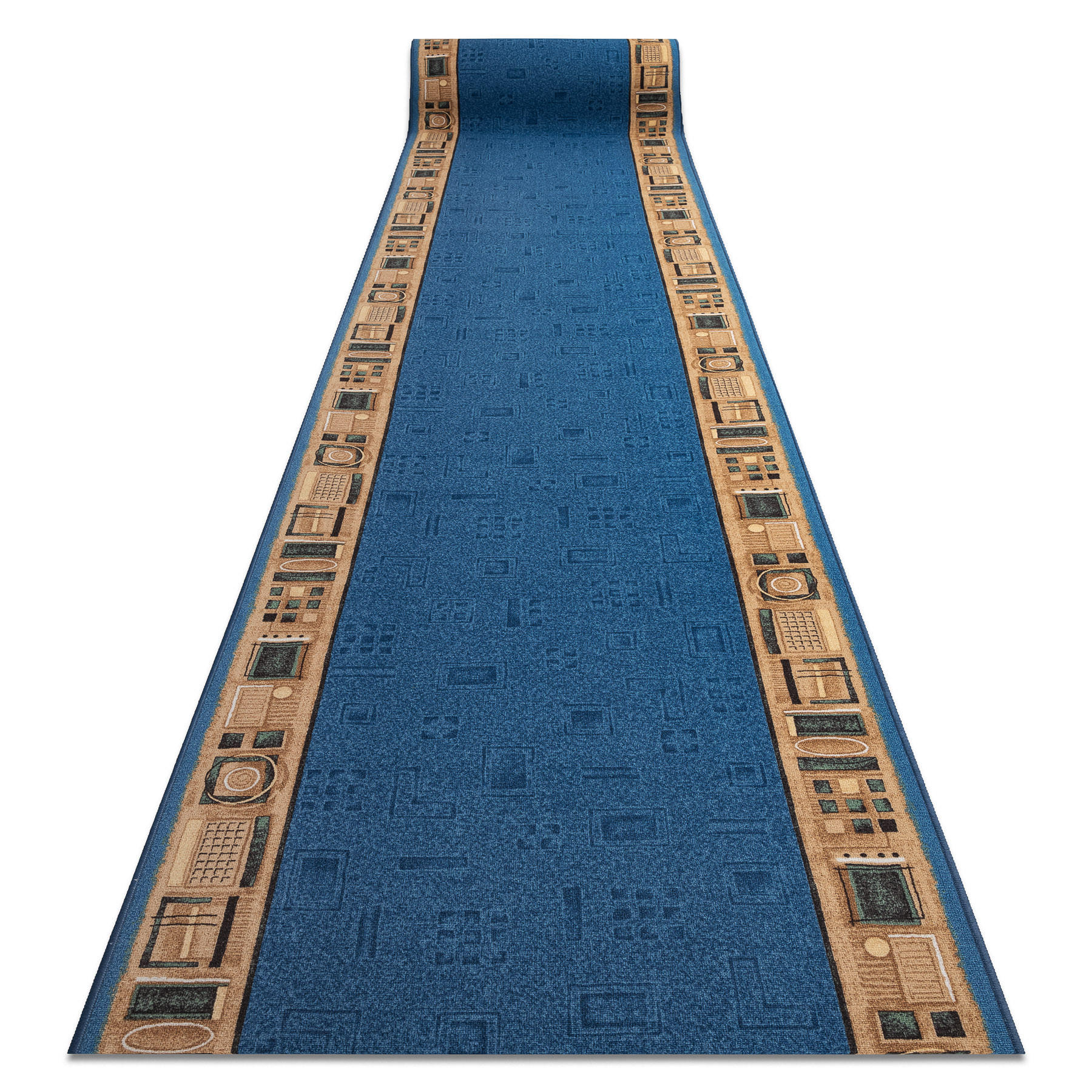 LÄUFER Antirutsch JENA 80/170 cm - Blau, Textil (80/170cm) - rugsX