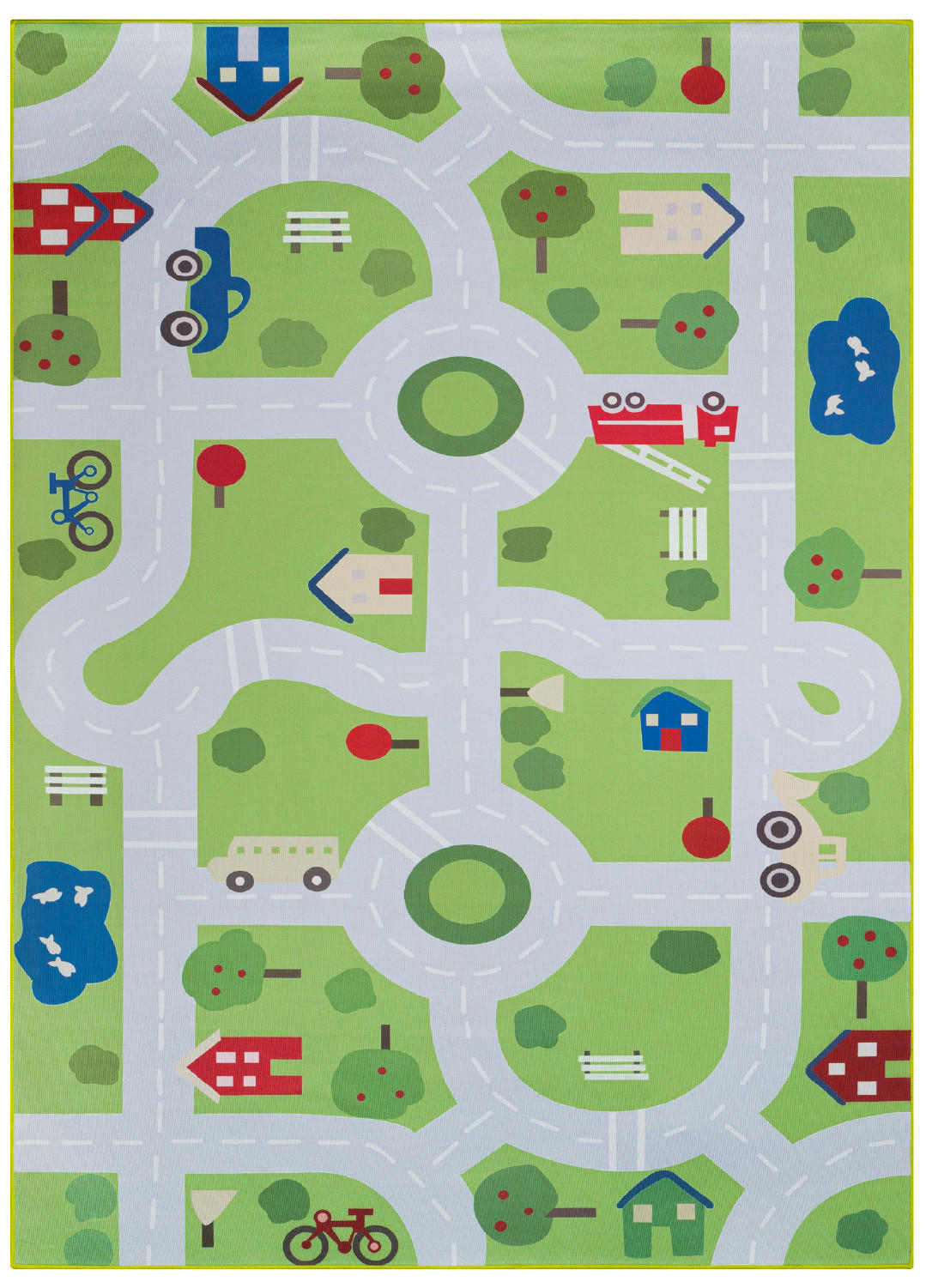 KINDERTEPPICH SNOOKI Hellgrün 250/350 cm - Hellgrün, Textil (250/350cm) - Tapiso