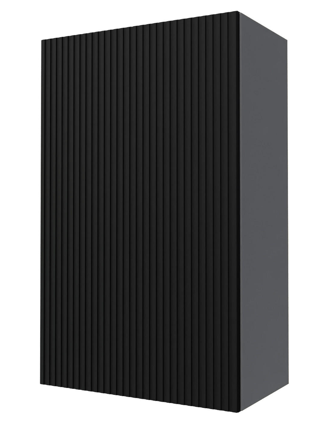 KÜCHENHÄNGESCHRANK Lamello W4/60/1 Schwarz Matt / Grau 60 / 32,5 / 96cm - Schwarz/Grau, Holz/Holzwerkstoff (60/96/32.5cm) - Feldmann-Wohnen