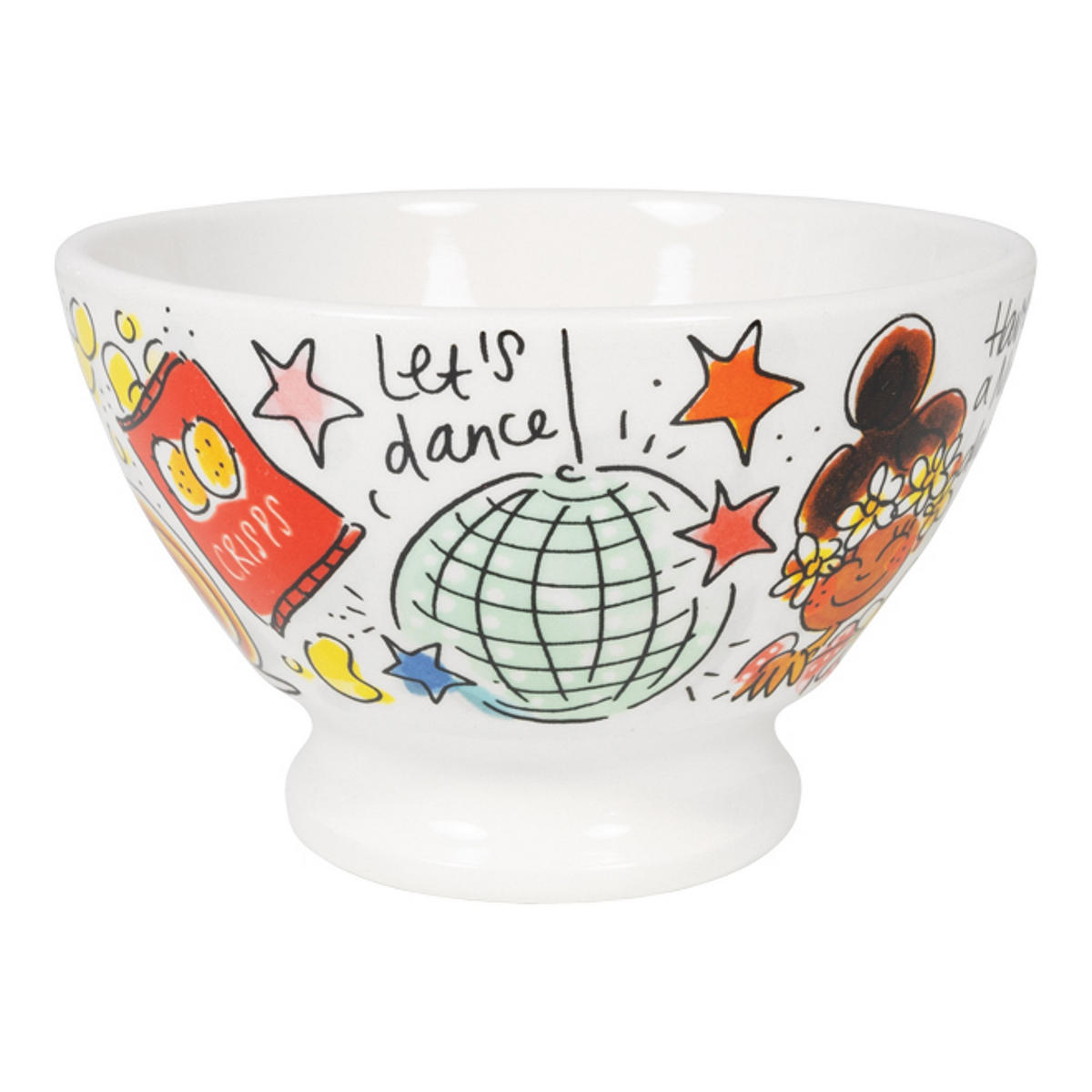 SCHALE AUF FUSS Dicke Umarmung in Bunt - 13cm - Multicolor, Keramik (12.7/8.3/7.4cm) - Blond Amsterdam