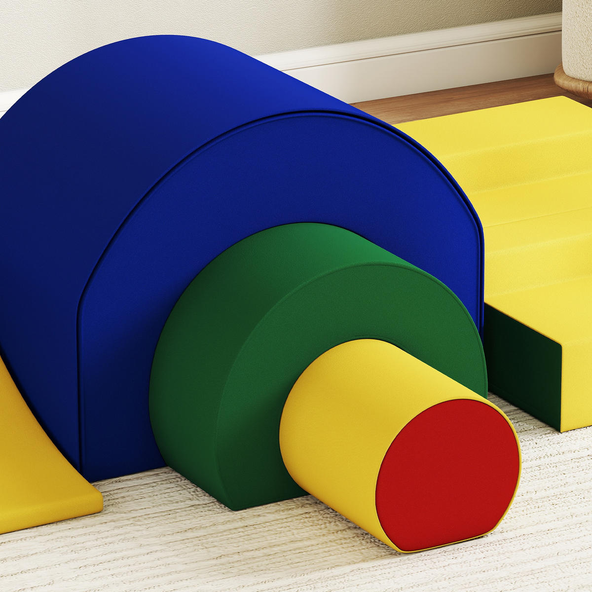 MOTORIKSPIEL DE-18203 5-teilig, modular, zum Klettern Bunt - Multicolor, Kunststoff (39/44/181cm) - ComfortXL
