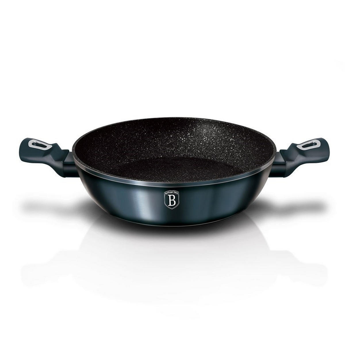 TOPF Graphit 28/28/7.5 cm BH6794 - Graphitfarben, Metall (28cm) - Berlinger Haus