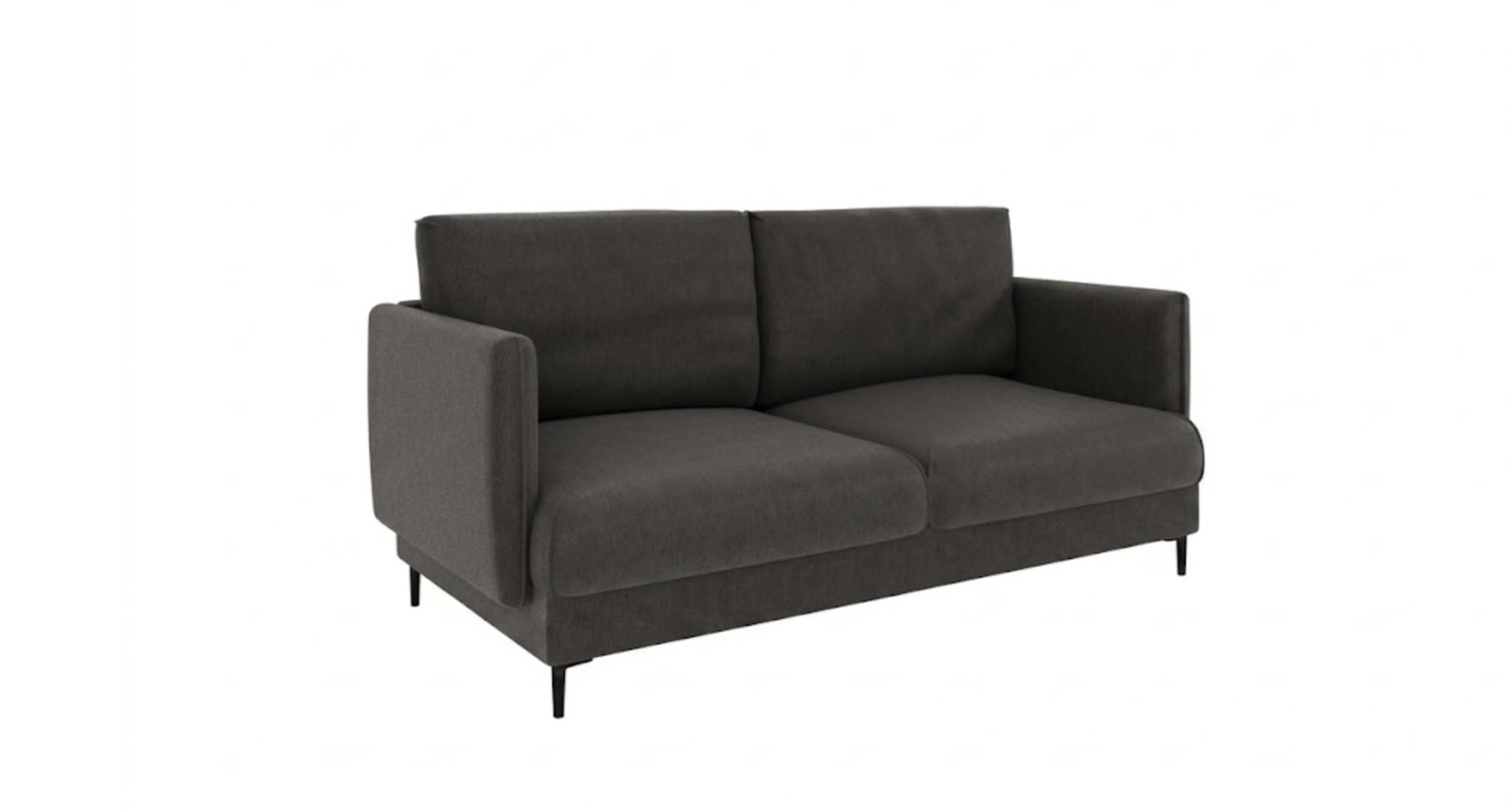 SOFA Helmer 2-sitzer In Stoff Vibe - Anthrazit, Holzwerkstoff/Textil (196/95/95cm) - Fun Möbel