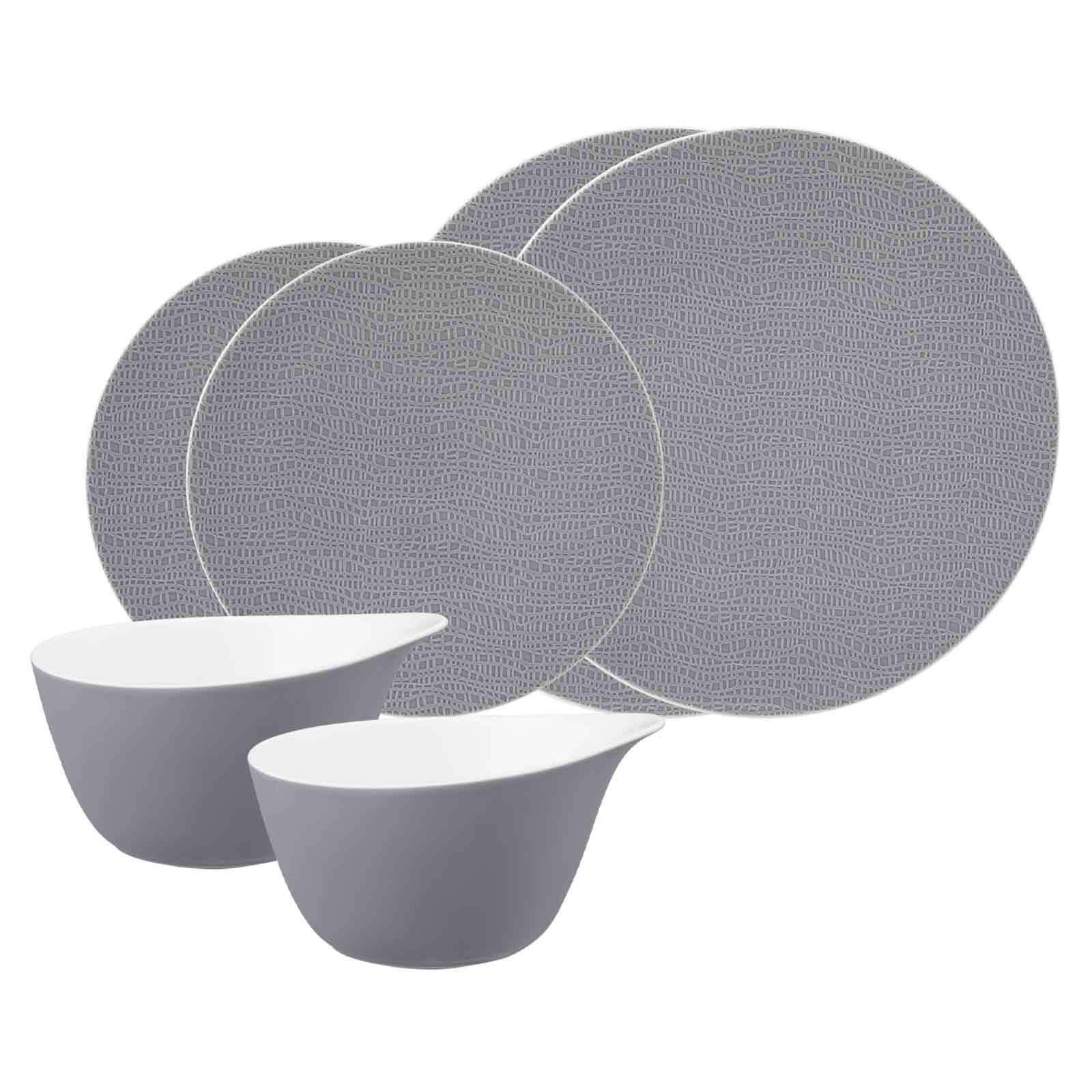 BASIC-SET Life Fashion Elegant Grey 6er Set - Grau, Keramik (1/1/1cm) - Seltmann Weiden