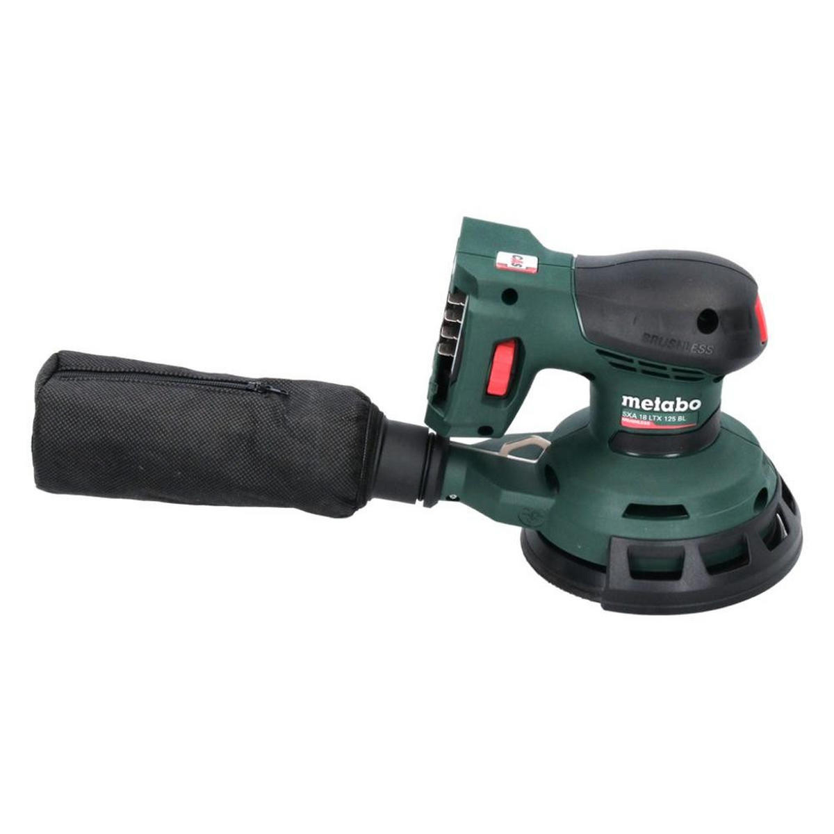 METABO SXA 18 LTX 125 BL Akku Exzenterschleifer 18 V 125 mm ( 600146840 ) Brushless + metaBOX - ohne Akku, ohne Ladegerät - Multicolor, Kunststoff (39.6/320/21.5cm) - Metabo