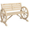 GARTENBANK, Tannenholz, Naturholz - Naturfarben, Holz (56/79/105.5cm) - Outsunny