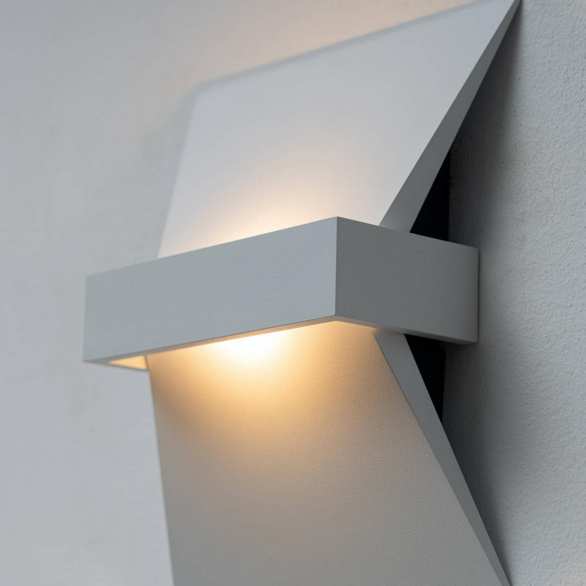 WANDLEUCHTE Senja, Weiß, 18.5cm - Weiß, Metall (6/18.5/16cm) - KOSILUM