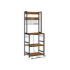 KÜCHENREGAL RIGA - Braun, Metall (60/170/40cm) - Hansiro