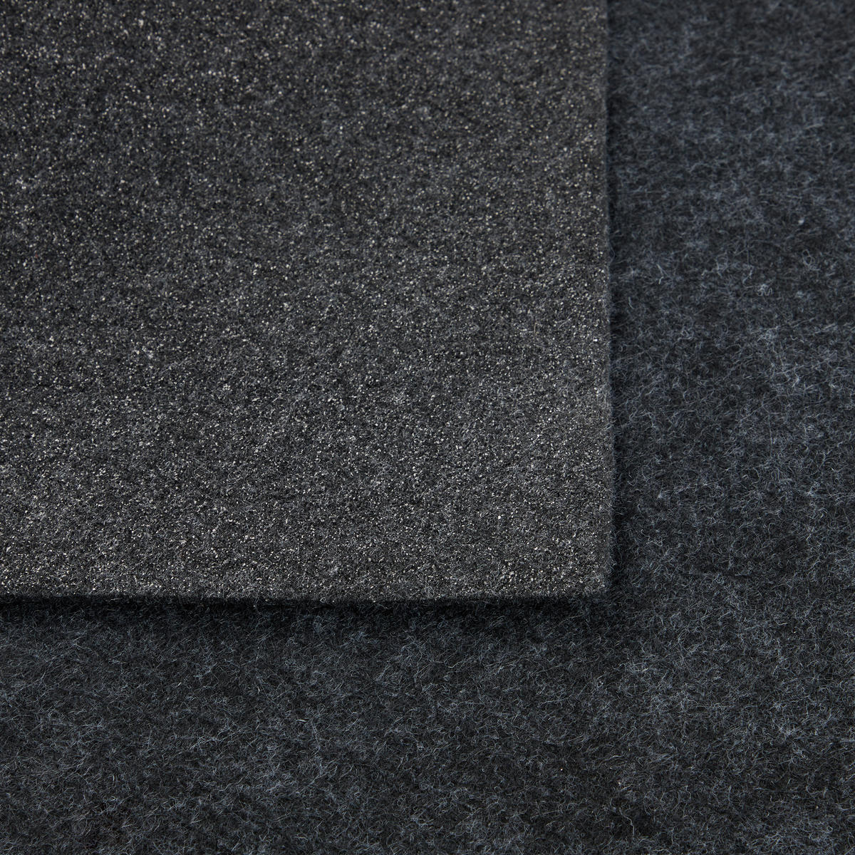 BODENSCHUTZMATTE - Anthrazit, Textil (100/120cm) - Relaxdays