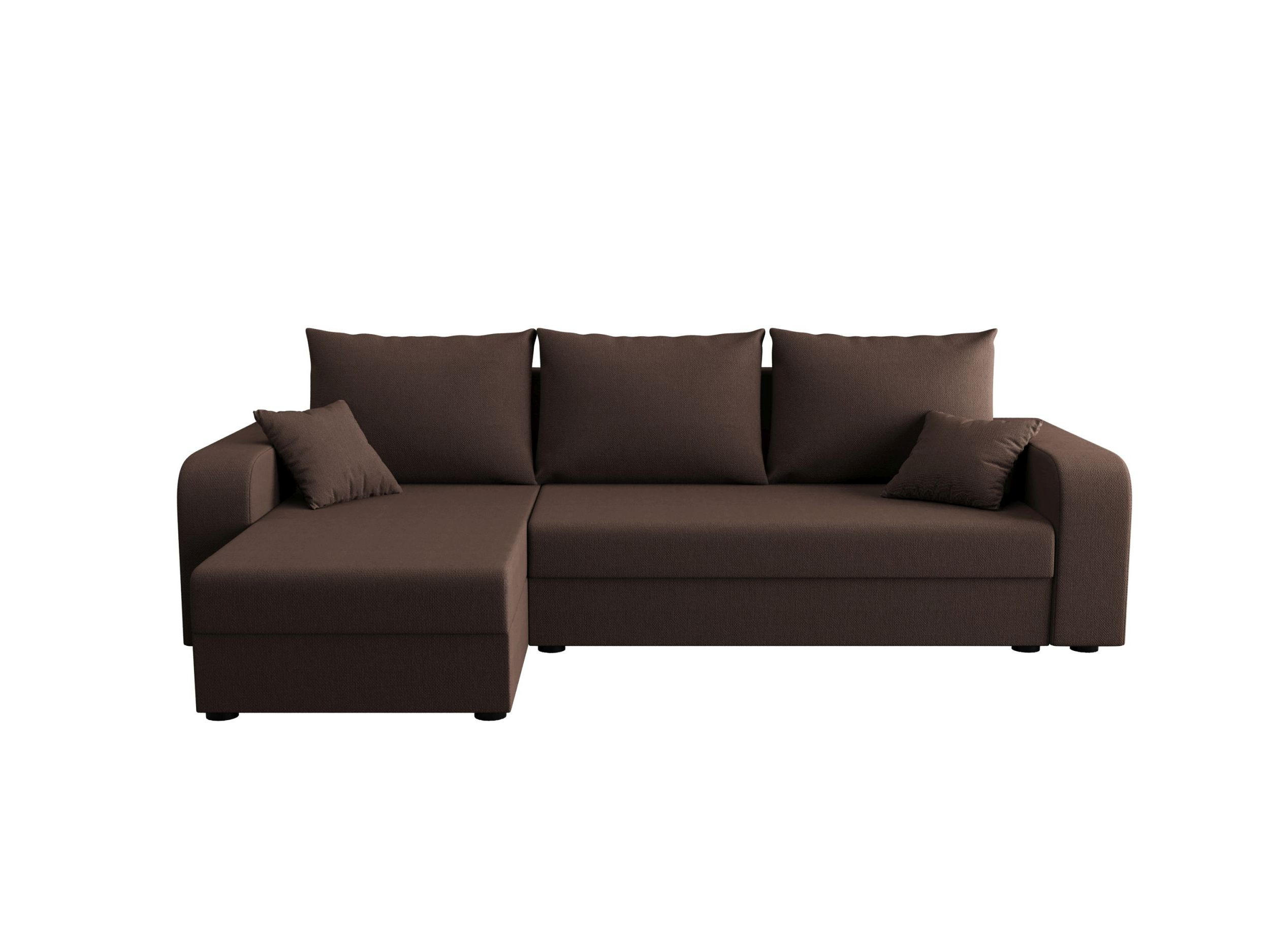 ECKSOFA HEWLET L BIS Cosmic 800 Links mit Schlaffunktion - Braun, Textil (240/140cm) - Bedante