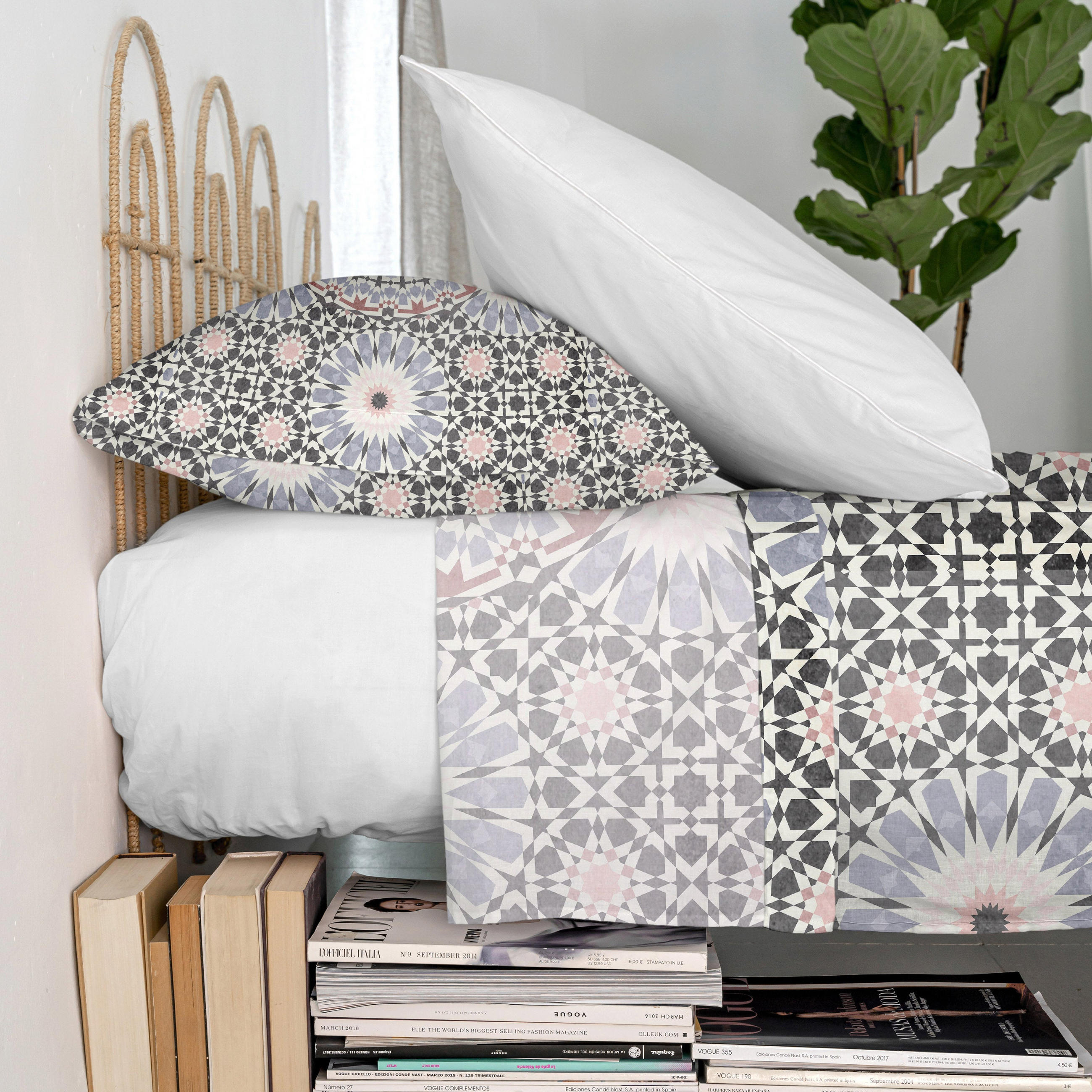 OBERBETTLAKEN bohemia 180x270 cm mehrfarbig - Multicolor, Textil (180/270cm) - Happy Friday