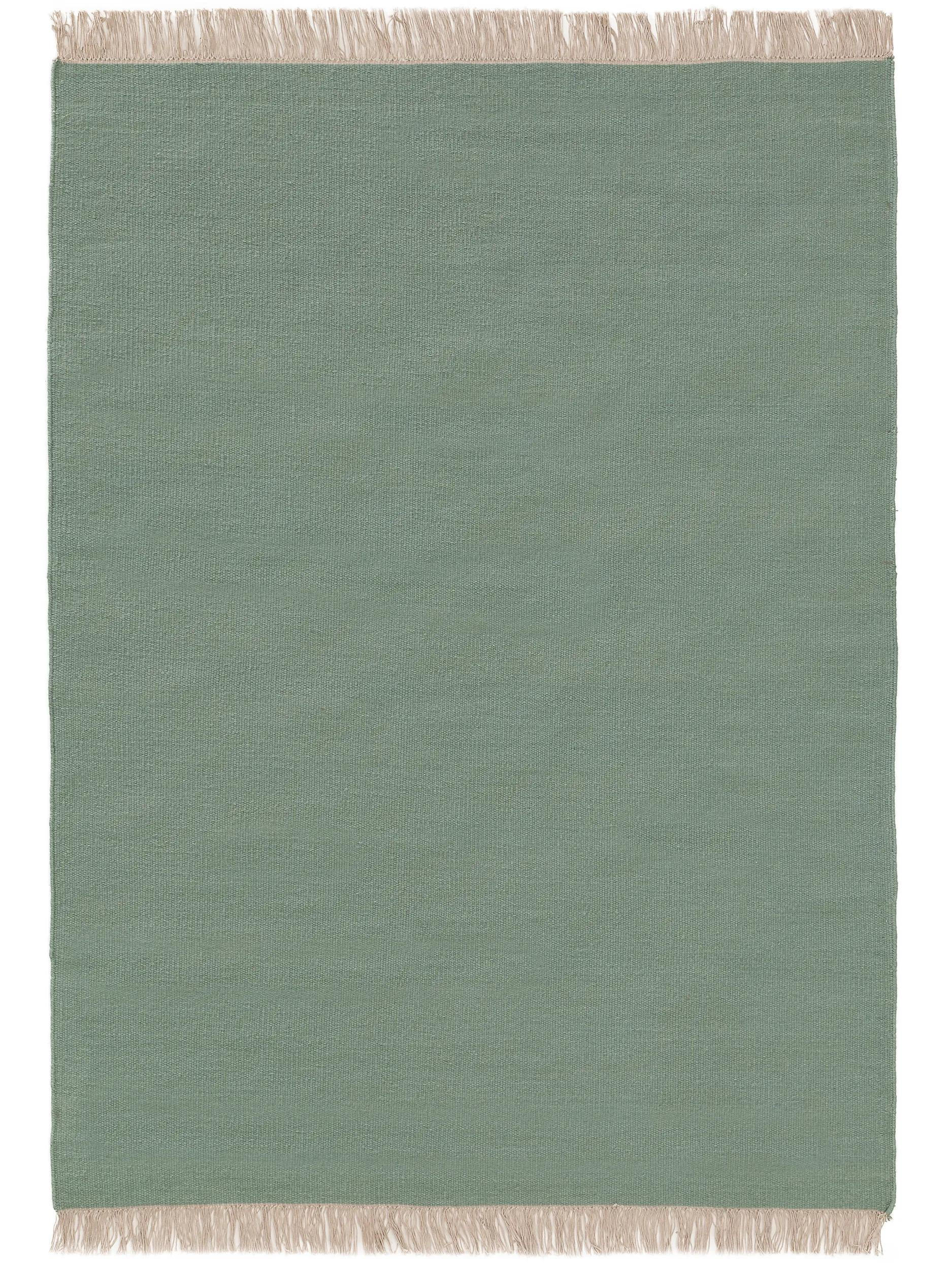 benuta Wollteppich Hellgrün 170x240 cm