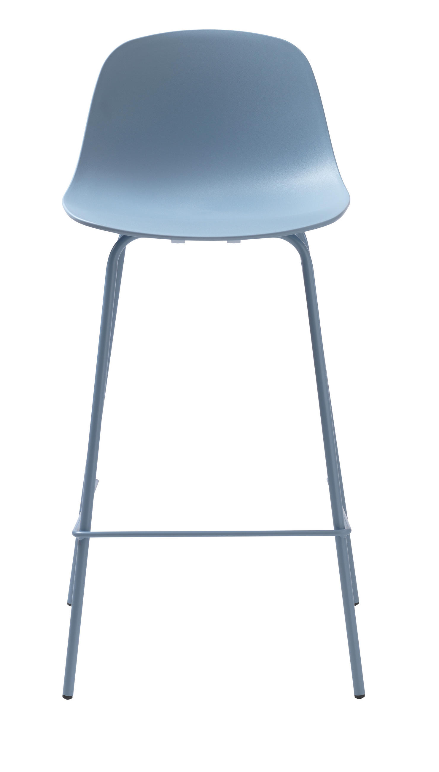 BARHOCKER Hellblau abwischbar, Typenauswahl  - Hellblau, Design, Kunststoff/Metall (41/93/48cm) - Boxxx