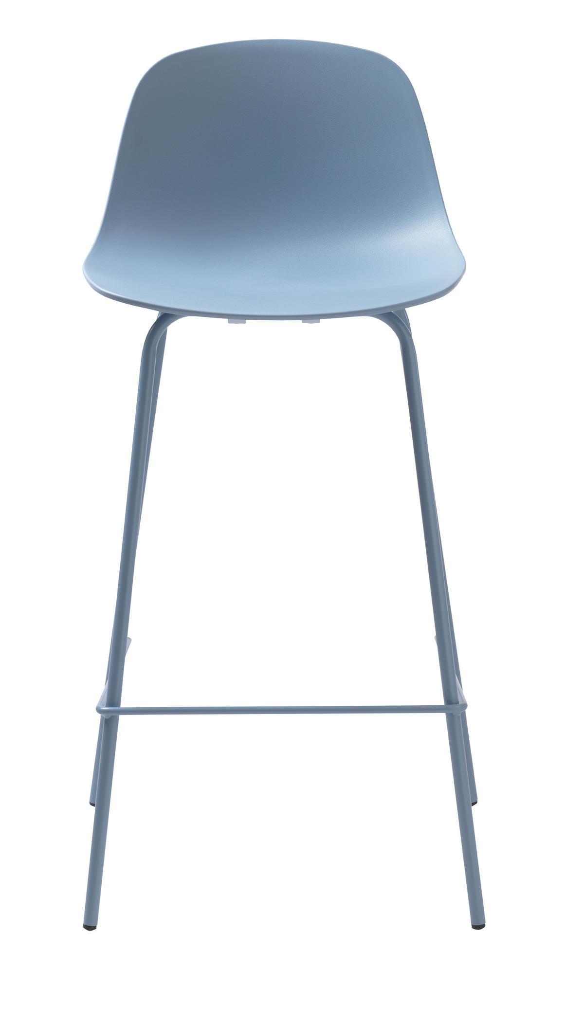 BARHOCKER Hellblau abwischbar, Typenauswahl  - Hellblau, Design, Kunststoff/Metall (41/93/48cm) - Boxxx