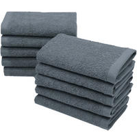 SEIFTÜCHER, 10er-Set, 30x30 cm, 100% Baumwolle - Grau, Textil (30/30cm) - Zollner