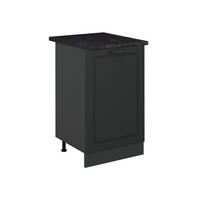DULAP DE BAZĂ DE BUCĂTĂRIE R-Line, Casă de țară antracit/antracit, 50 cm стільниця Антрацит - antracit, compozit lemnos (50/81.6/60cm) - Vicco