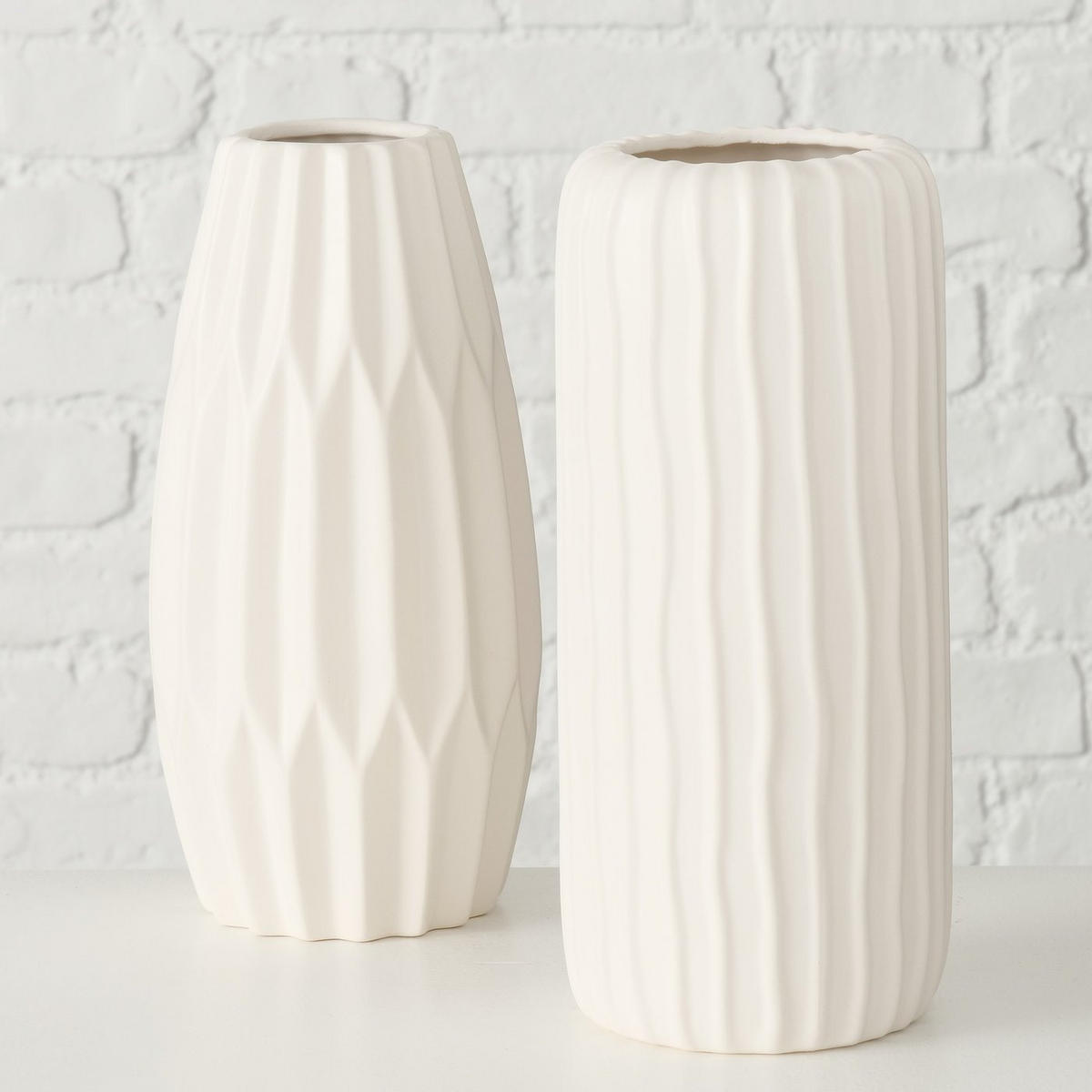 VASE Aquarel 26 cm - Beige, Keramik (26cm) - Boltze Home