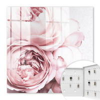 SCHLÜSSELBOX Weiß 30x30 cm – Türöffnung nach rechts - Pinke Schönheit - Pink, Metall (30/30/5cm) - TULUP