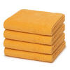 HANDTUCH Lifestyle 4er-Set - Orange, Textil (50/100cm) - Cawoe