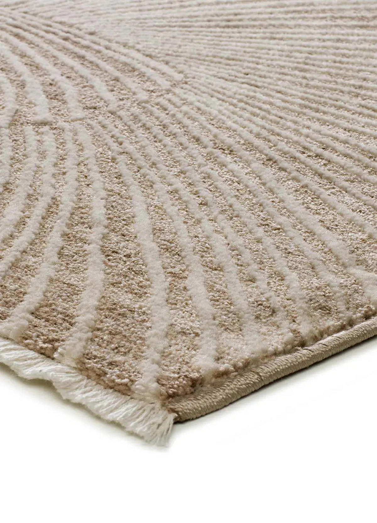 KURZFLORTEPPICH Beige Ona 160/230 cm - Beige, Naturmaterialien/Textil (160/230cm) - Atticgo