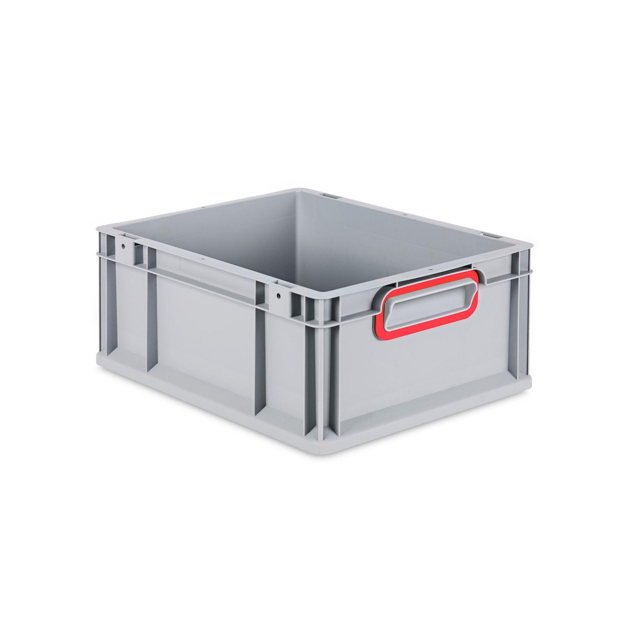 EUROBOX Nextgen Color 17x30x40cm 16 Liter Griffe Rot Geschlossen - Rot, Kunststoff (30/17/40cm) - PROREGAL