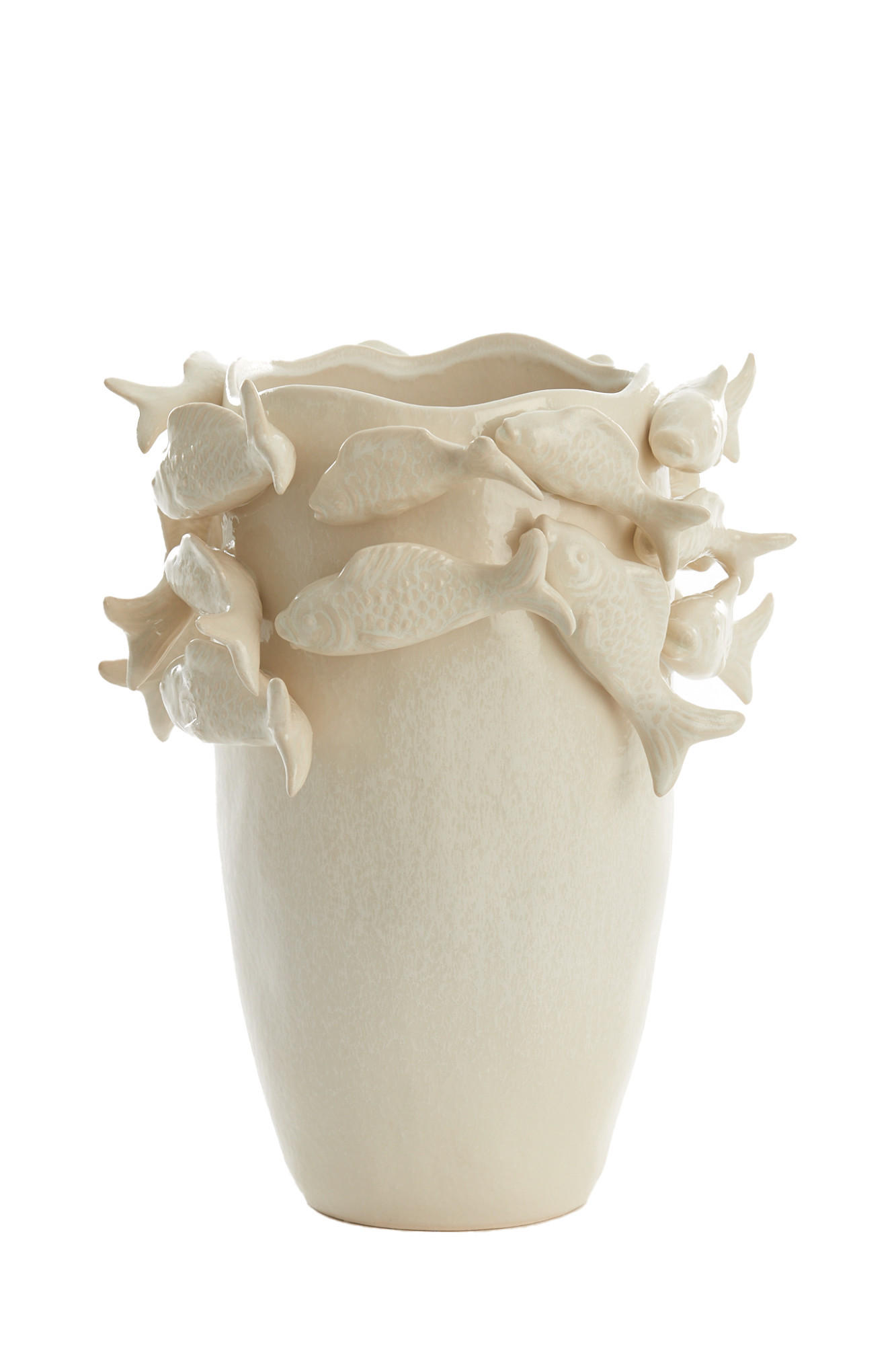 Light & Living Vase Weiß 36.5 cm