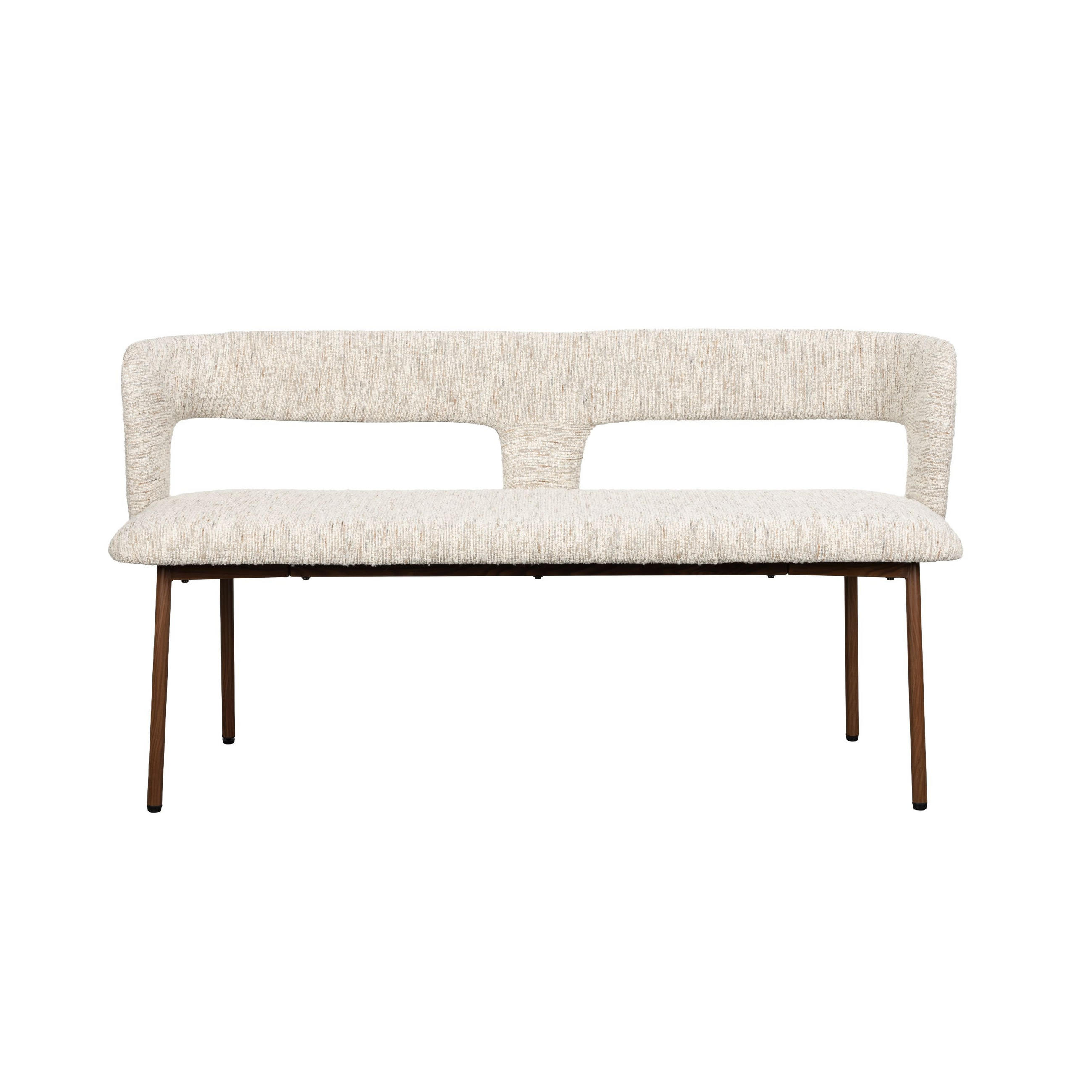 ESSZIMMERBANK Chelsea Beige - Beige, Kunststoff (148/79/51cm) - Housecraft Living