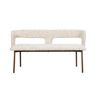 ESSZIMMERBANK Chelsea Beige - Beige, Kunststoff (148/79/51cm) - Housecraft Living