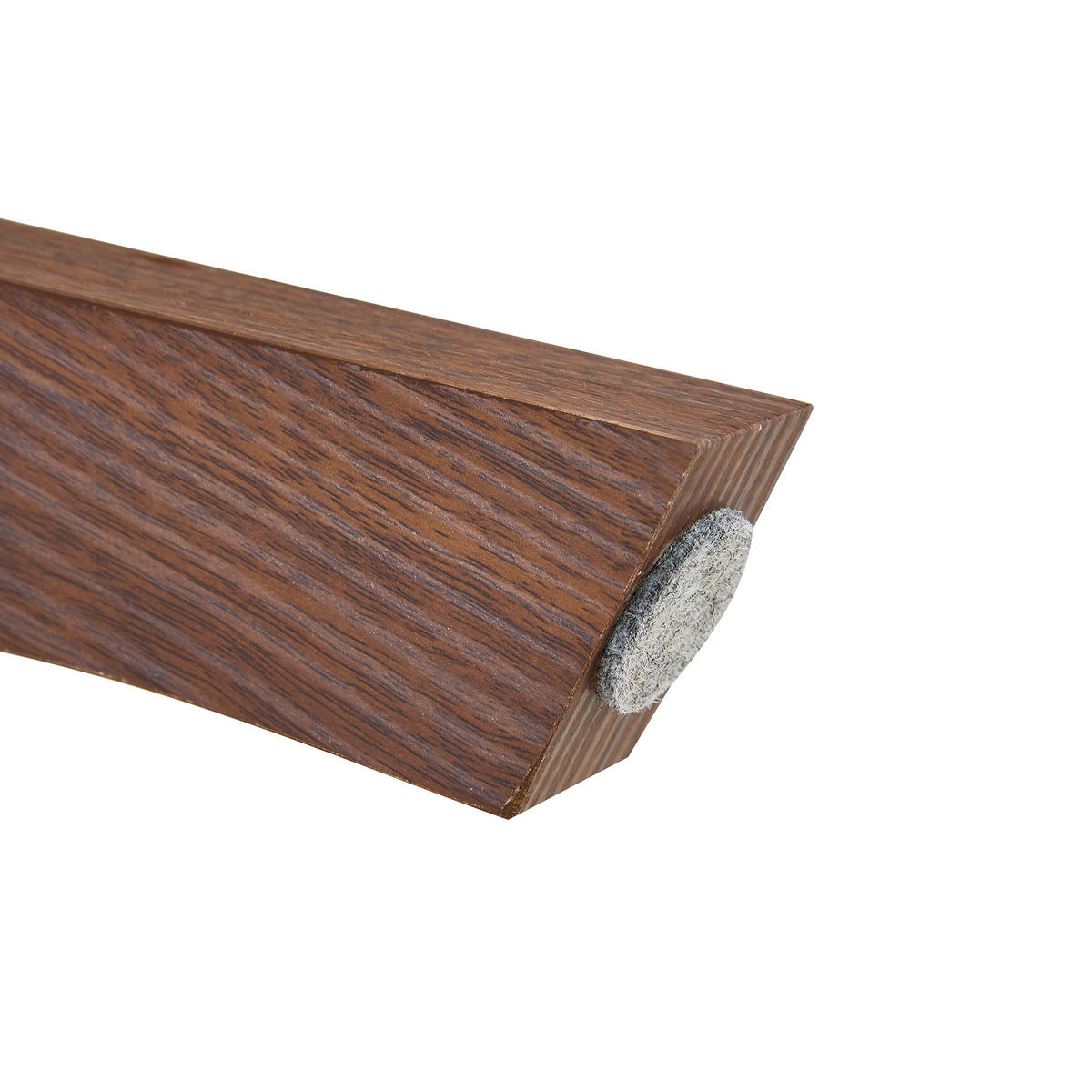 COUCHTISCH rund (Ø 80cm) aus Walnuss-Holz und bernsteinfarbenem Glas - Walnussfarben, Glas (80/80/42.2cm) - Urban Meuble