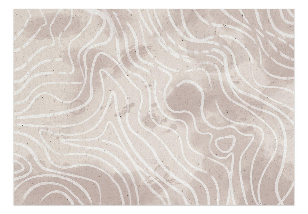 SELBSTKLEBENDE FOTOTAPETE 392/280 cm - Beige/Grau, Kunststoff/Textil (392/1cm) - KUNSTLOFT
