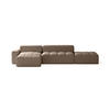ECKSOFA RIFU LA mit Schlaffunktion, Braun - Braun, Textil (363/185cm) - Fedve