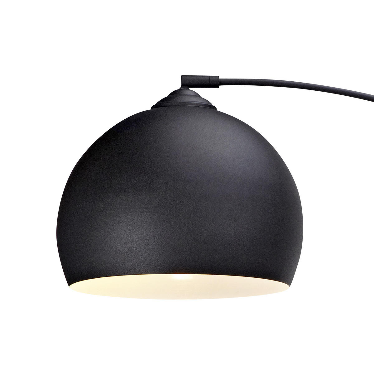 BOGENLEUCHTE Schwarz - Schwarz, Metall (170/30/170cm) - Teamson Home