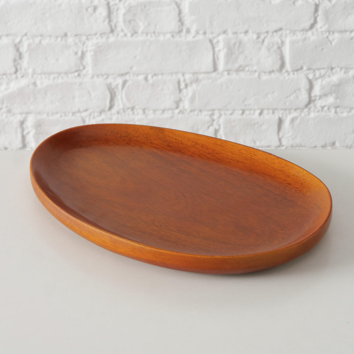 TABLETTS aus Holz Torin Orange - Orange, Holz (29/2.5/41cm) - Boltze Home