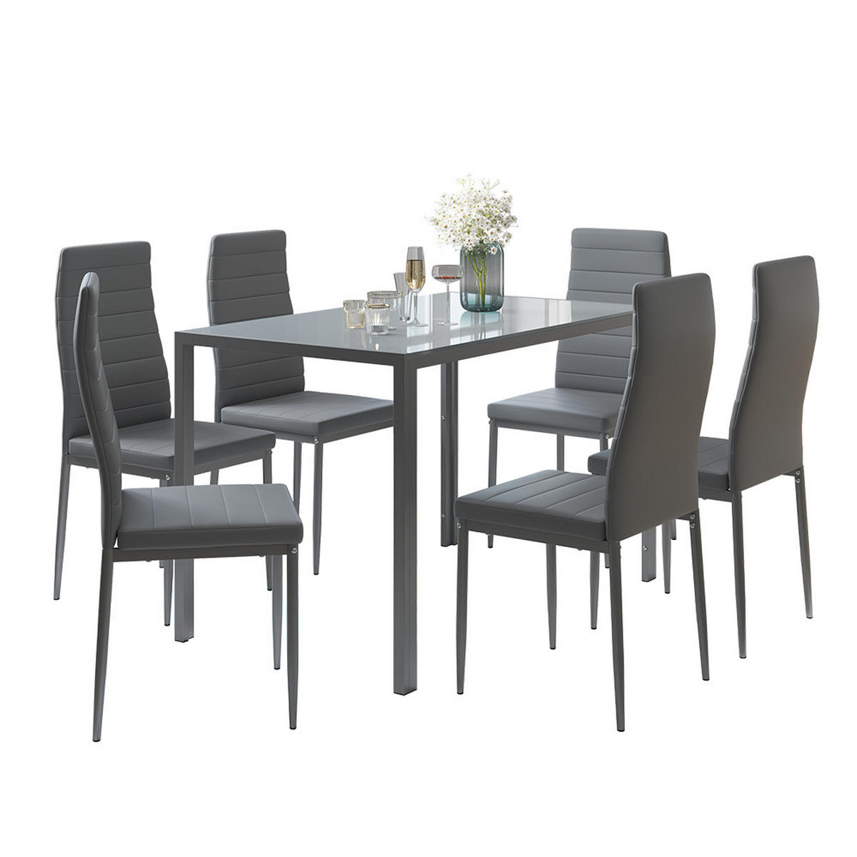 Grau, Metall (120/70/75cm) - Vicco