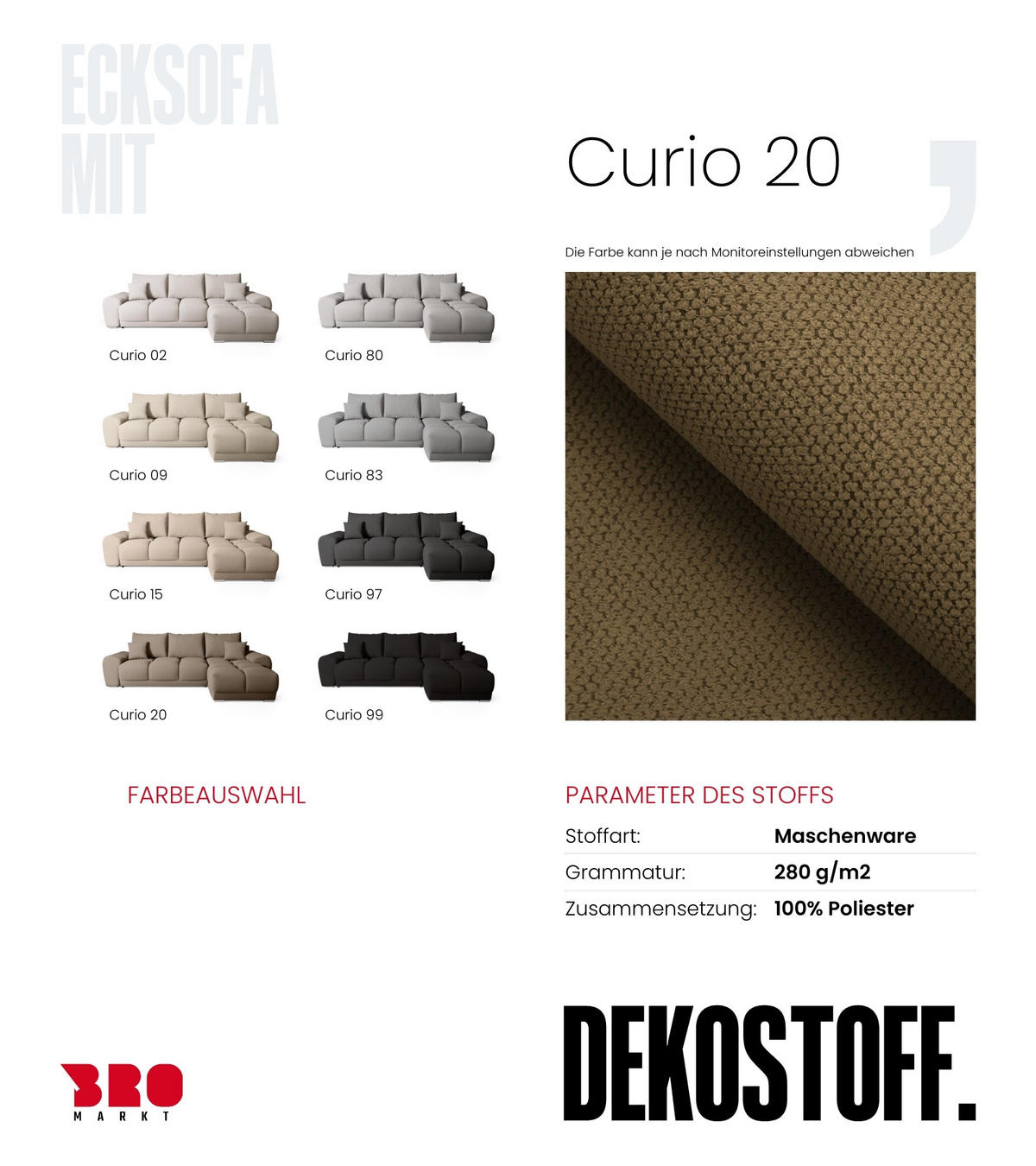 ECKSOFA Nubes mit Schlaffunktion Braun - Silberfarben/Braun, Kunststoff/Textil (290/180cm) - Bromarkt