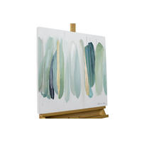 ÖLGEMÄLDE 60/60 cm - Grün, Holz/Textil (60/60cm) - KUNSTLOFT