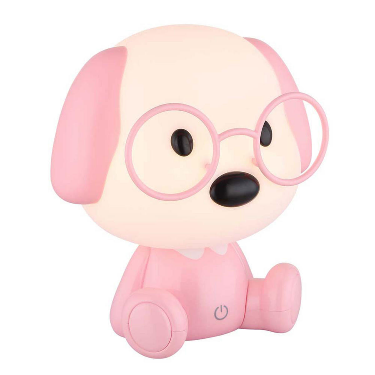 LED KINDERTISCHLEUCHTE Puppy Rosa - Rosa, Kunststoff (18/15/20cm) - Globo Lighting